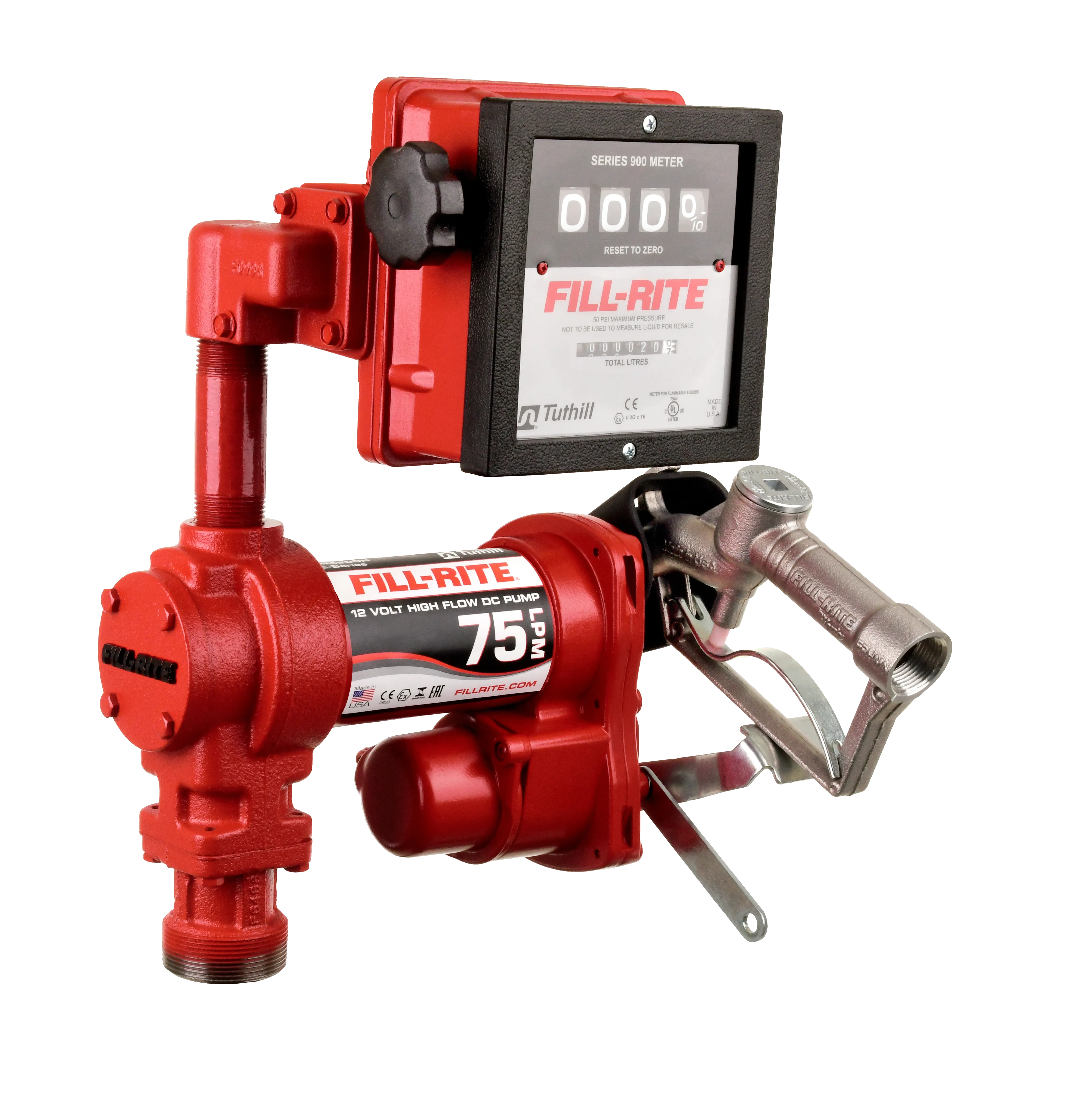 Fill-Rite&#xAE;&#x20;DC&#x20;20&#x20;GPM&#x20;Heavy&#x20;Duty&#x20;Fuel&#x20;Transfer&#x20;Pump&#x20;with&#x20;Mechanical&#x20;Meter